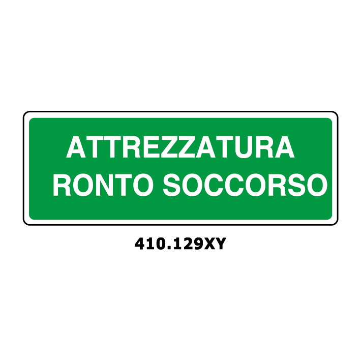 Targa ATTREZZATURA PRONTO SOCCORSO - Trust Print