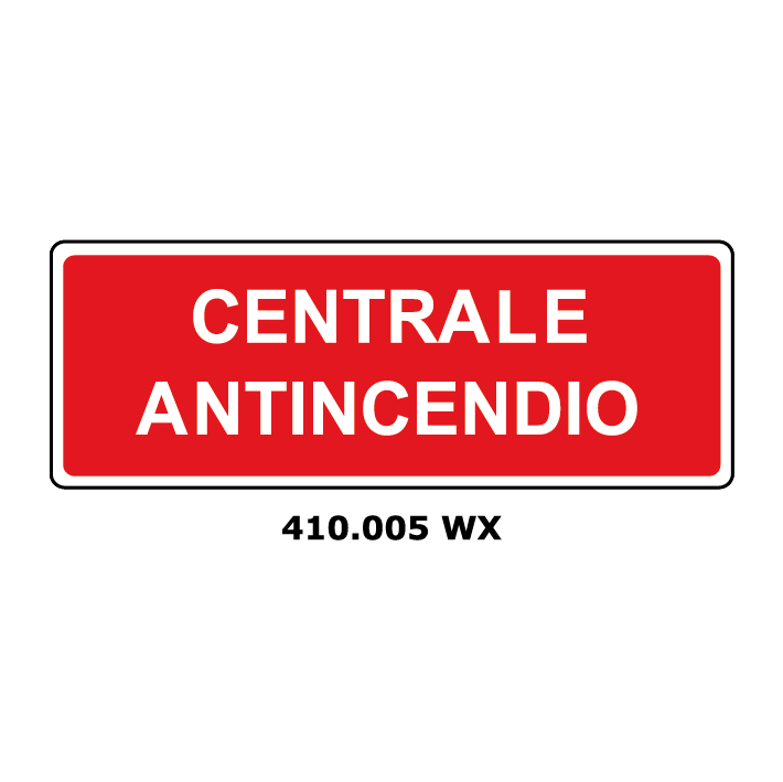 Targa CENTRALE ANTINCENDIO - Trust Print