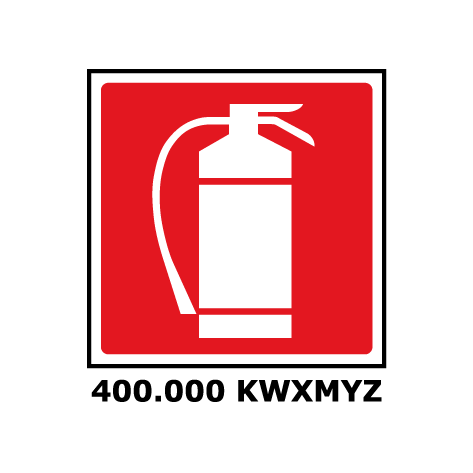 Cartello Antincendio Estintore Simbolo Testo - Foto 5