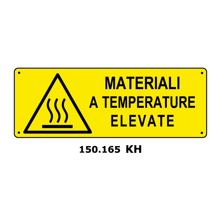 Targa MATERIALI A TEMPERATURE ELEVATE - Trust Print