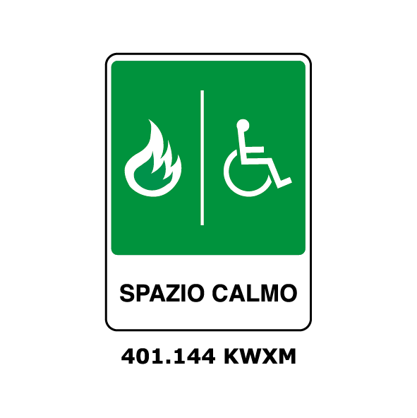 Targa SPAZIO CALMO - Trust Print