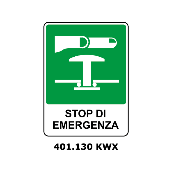 Targa STOP DI EMERGENZA - Trust Print