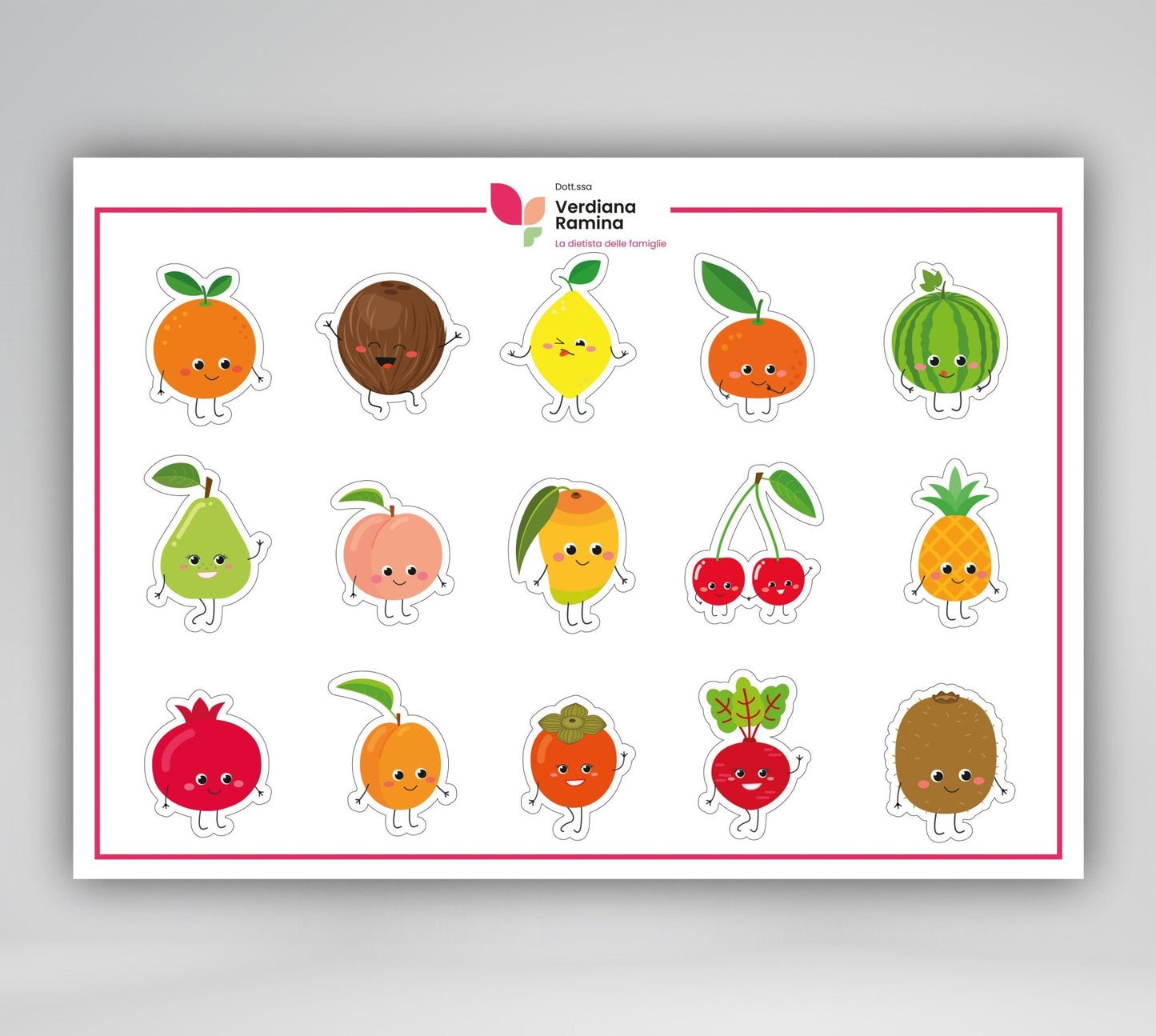 STICKERS "FRUTTA & VERDURA" - Trust Print