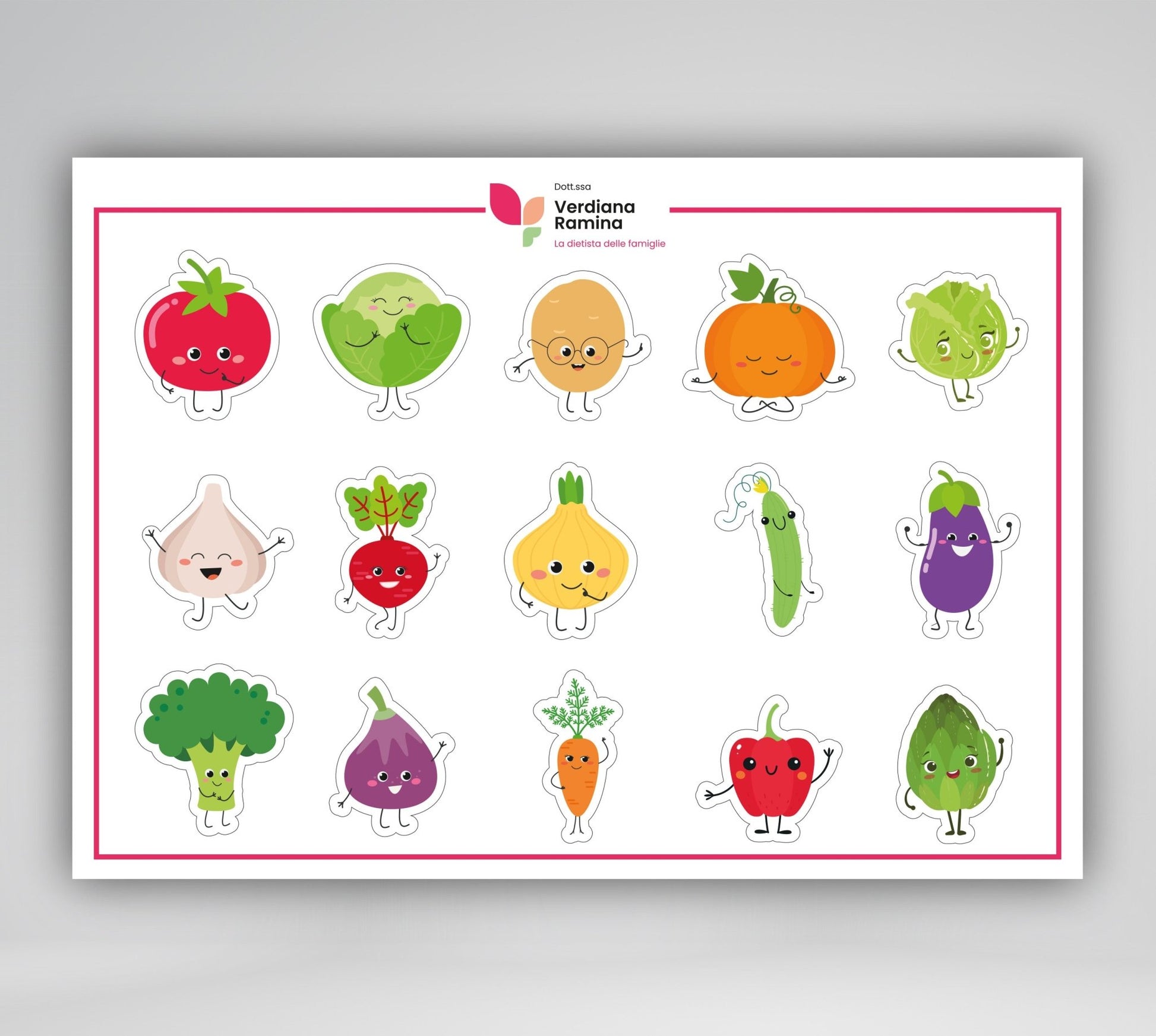 STICKERS "FRUTTA & VERDURA" - Trust Print