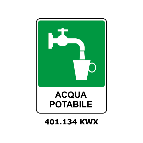 Targa ACQUA POTABILE - Trust Print