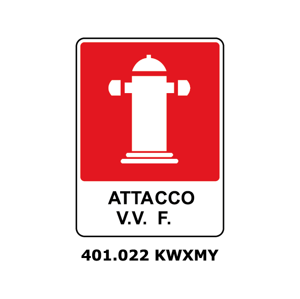 Targa ATTACCO V.V.F. - Trust Print
