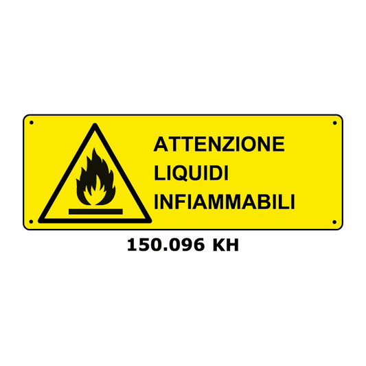 Targa ATTTENZIONE LIQUIDI INFIAMMABILI - Trust Print