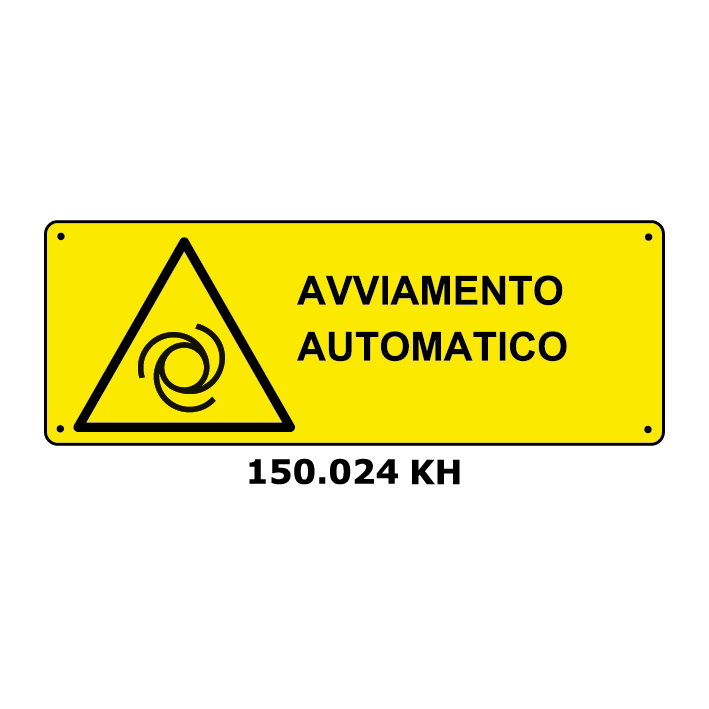 Targa AVVIAMENTO AUTOMATICO - Trust Print