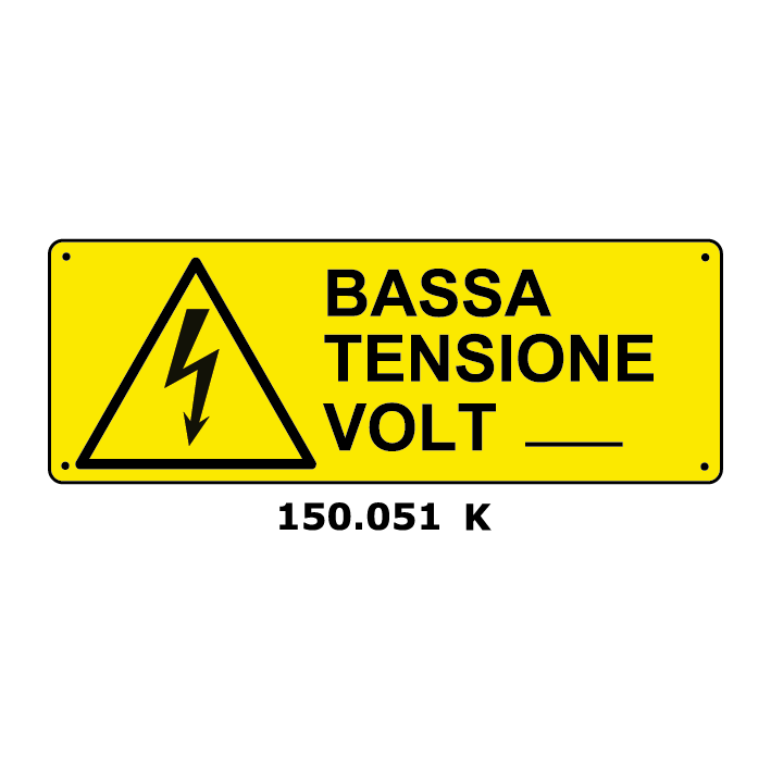 Targa BASSA TENSIONE VOLT - Trust Print