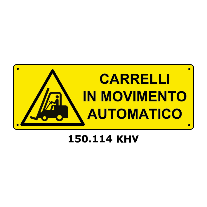 Targa CARRELLI IN MOVIMENTO AUTOMATICO - Trust Print