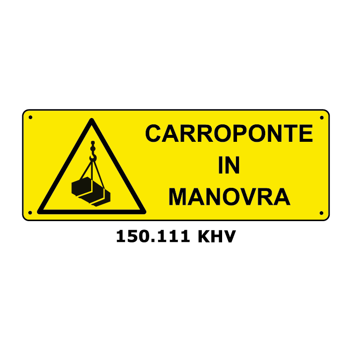 Targa CARROPONTE IN MANOVRA - Trust Print
