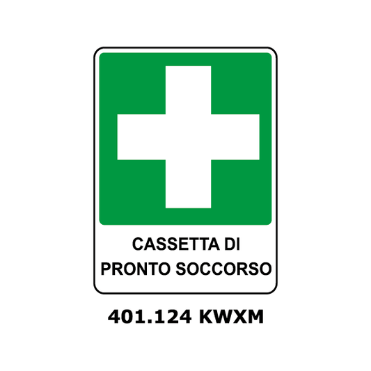 Targa CASSETTA DI PRONTO SOCCORSO - Trust Print