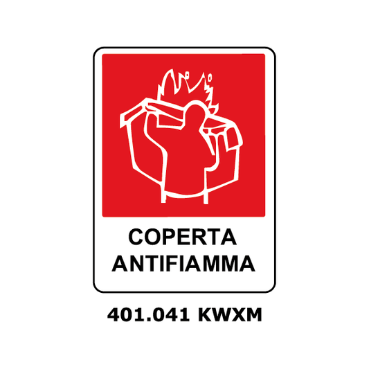 Targa COPERTA ANTIFIAMMA - Trust Print