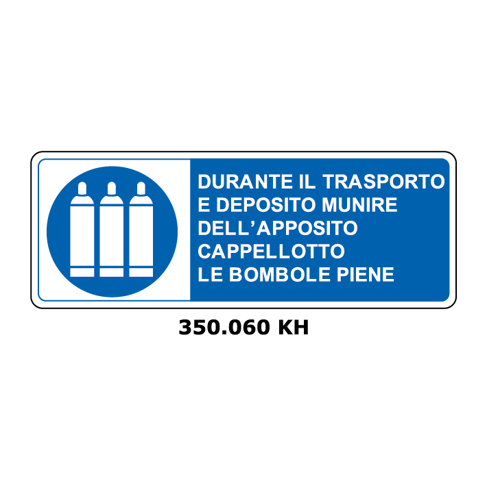 Targa DURANTE IL TRASPORTO E DEPOSITO MUNIRE DELL'APPOSITO CAPPELLOTTO LE BOMBOLE PIENE - Trust Print