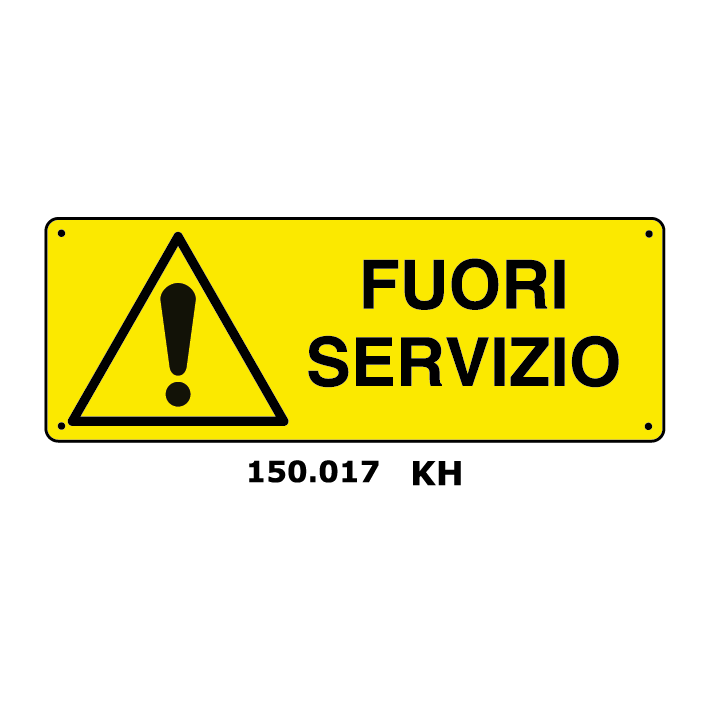 Targa FUORI SERVIZIO - Trust Print