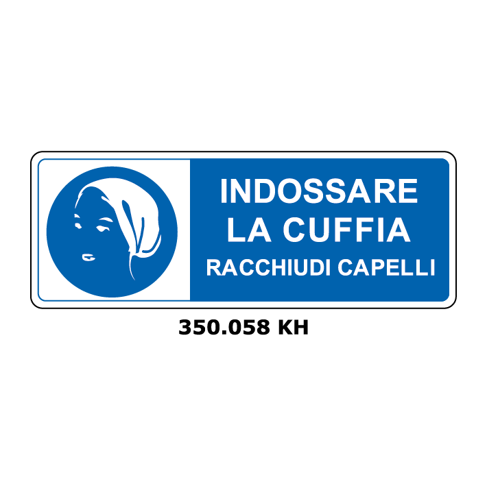Targa INDOSSARE LA CUFFIA RACCHIUDI CAPELLI - Trust Print