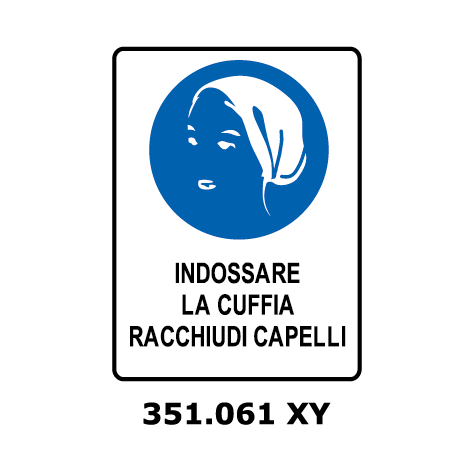 Targa INDOSSARE LA CUFFIA RACCHIUDI CAPELLI - Trust Print
