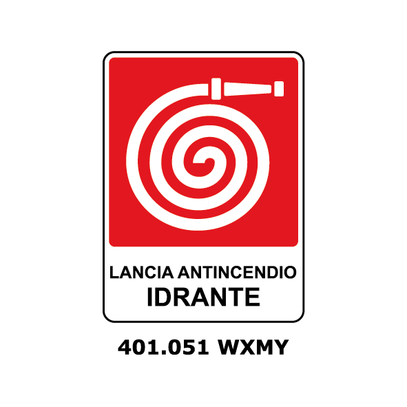 Targa LANCIA ANTINCENDIO IDRANTE - Trust Print