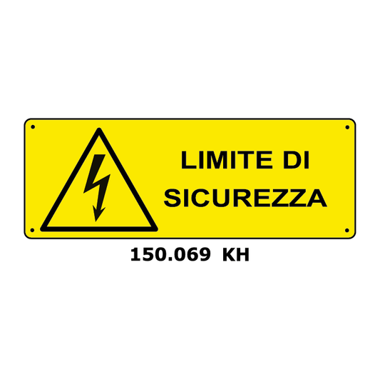 Targa LIMITE DI SICUREZZA - Trust Print