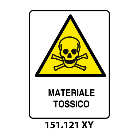 Targa MATERIALE TOSSICO - Trust Print