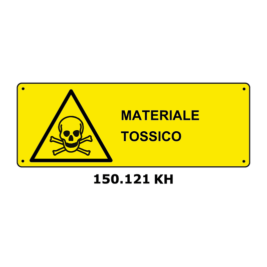 Targa MATERIALE TOSSICO - Trust Print