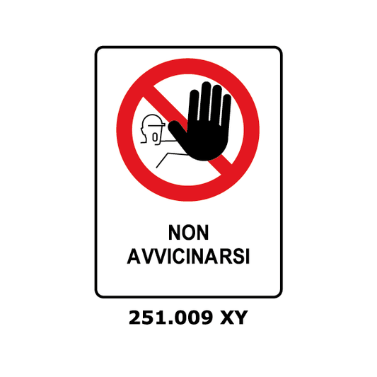 Targa NON AVVICINARSI - Trust Print