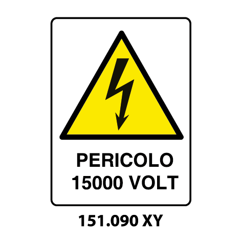 Targa PERICOLO 15000 VOLT - Trust Print