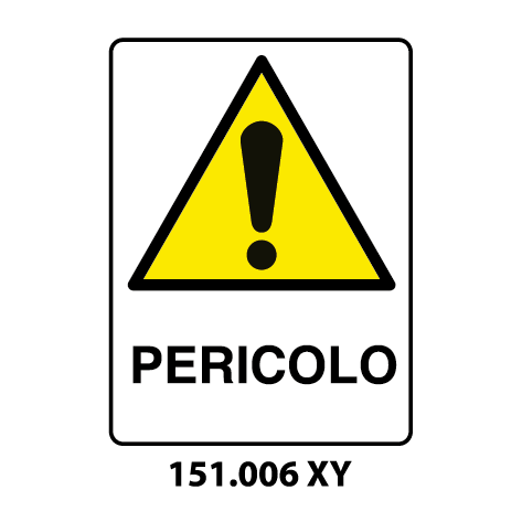 Targa PERICOLO - Trust Print