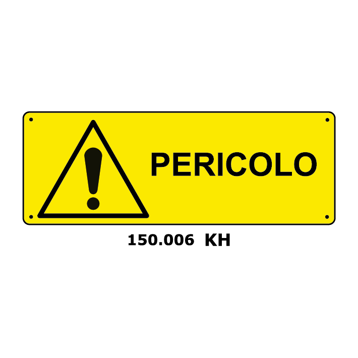 Targa PERICOLO - Trust Print