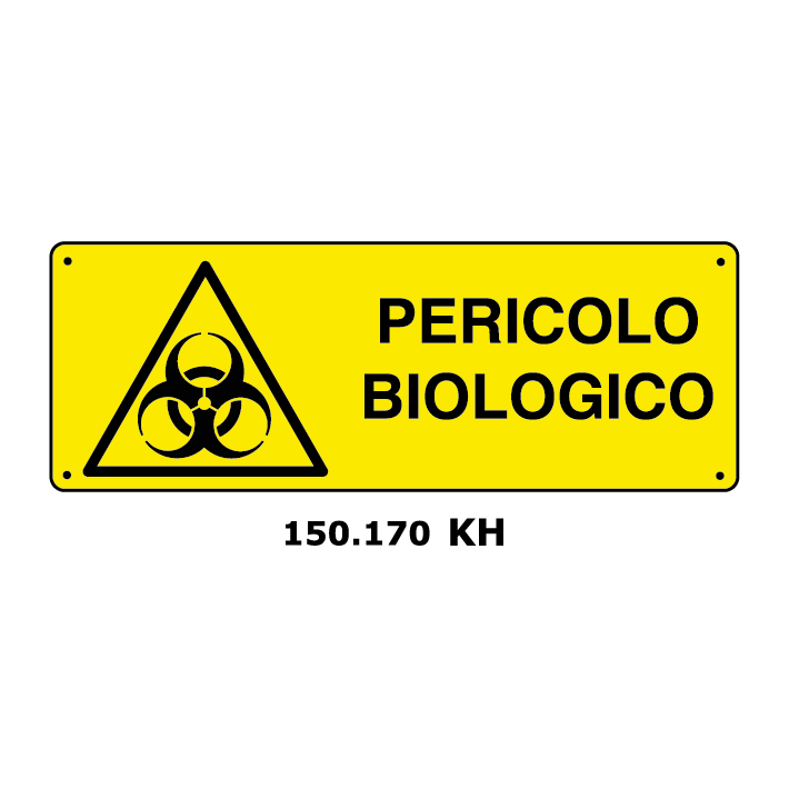 Targa PERICOLO BIOLOGICO - Trust Print