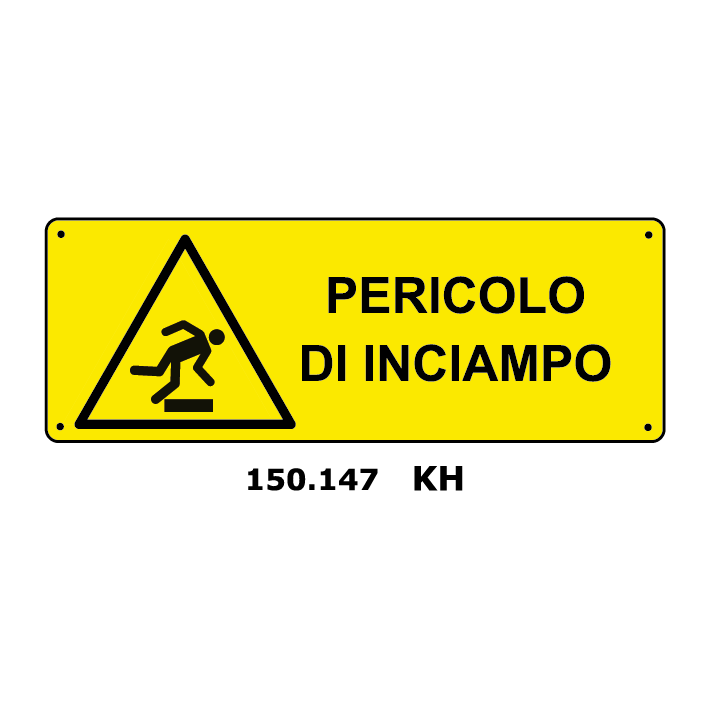 Targa PERICOLO DI INCIAMPO - Trust Print