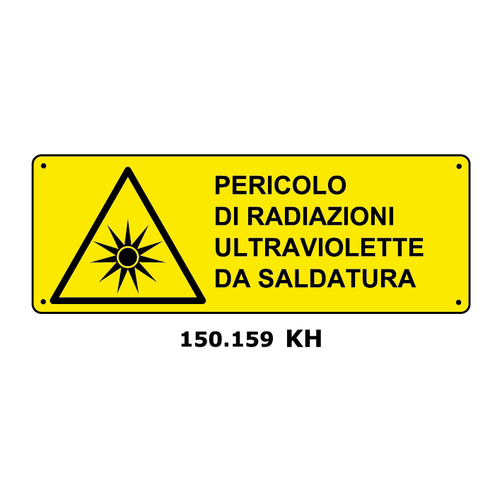 Targa PERICOLO DI RADIAZIONI - Trust Print