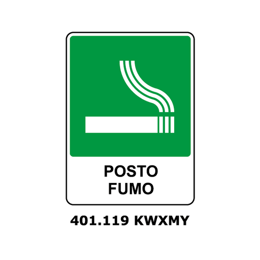 Targa POSTO FUMO - Trust Print