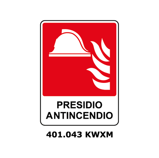 Targa PRESIDIO ANTINCENDIO - Trust Print