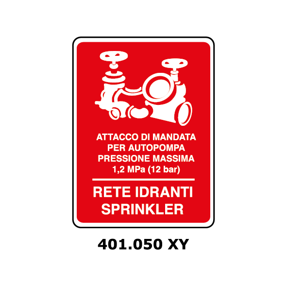 Targa RETE IDRANTI SPRINKLER - Trust Print