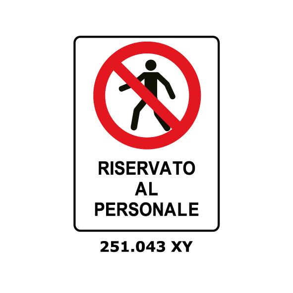 Targa RISERVATO AL PERSONALE - Trust Print