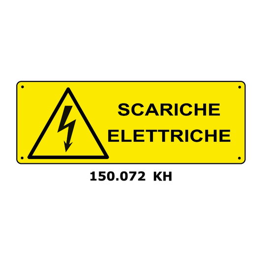 Targa SCARICHE ELETTRICHE - Trust Print