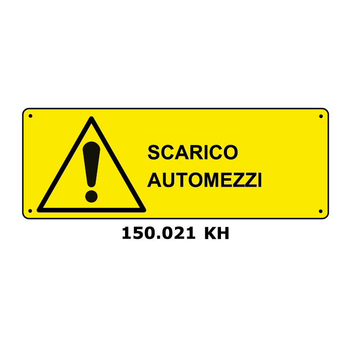 Targa SCARICO AUTOMEZZI - Trust Print