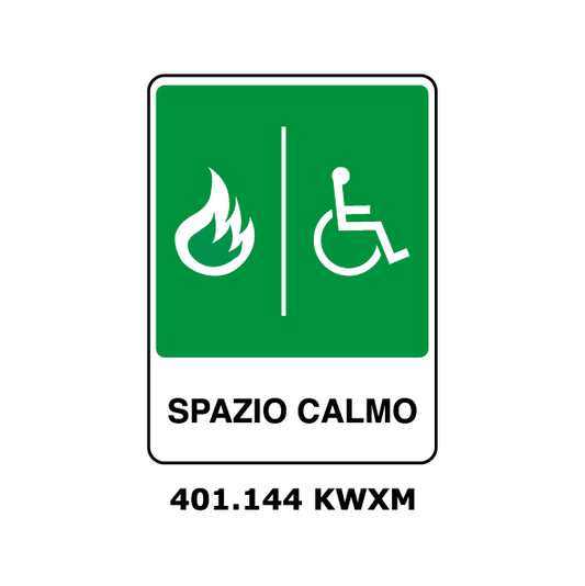Targa SPAZIO CALMO - Trust Print