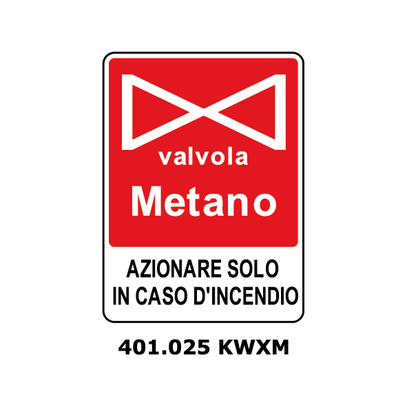 Targa VALVOLA METANO - Trust Print