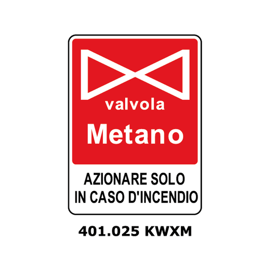 Targa VALVOLA METANO - Trust Print