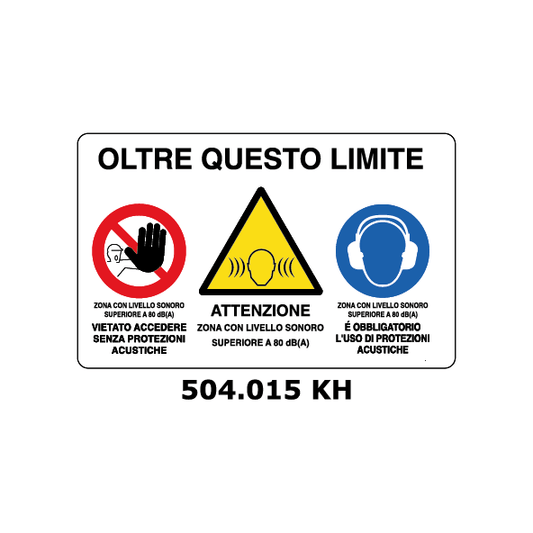Targa VIETATO ACCEDERE SENZA PROTEZIONI - ATTENZIONE - OBBLIGO DI USO PROTEZIONI multisimbolo - Trust Print