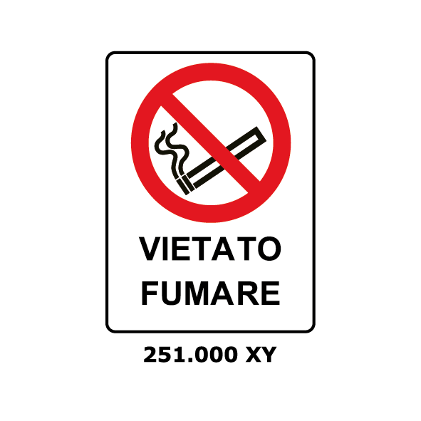 Targa VIETATO FUMARE - Trust Print